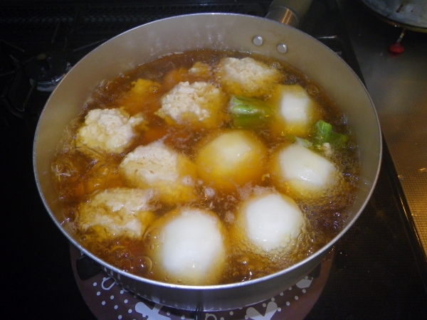 ふんわり鶏団子とかぶのスープ煮