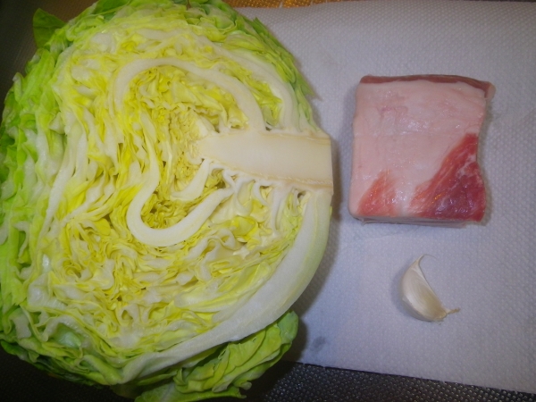 豚バラ肉の野菜炒め