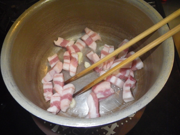 豚バラ肉の野菜炒め