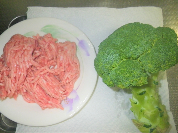 ブロッコリー肉みそ