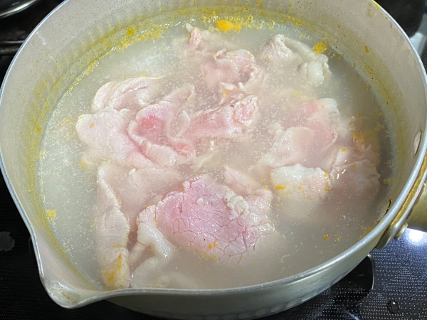 水菜と豚肉のはりはり鍋