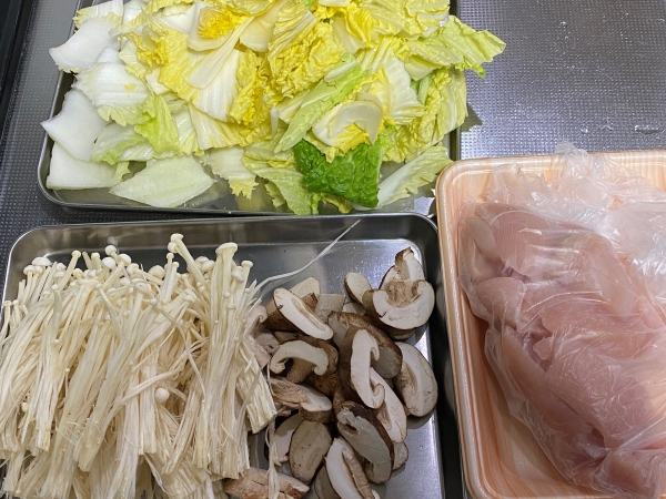 白菜と鶏むね肉のトロトロ鍋