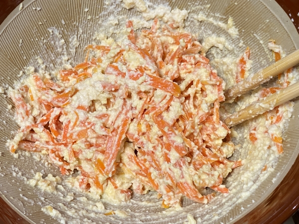 にんじんしりしりーの白あえ